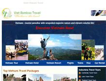 Tablet Screenshot of hotelvietnamtravel.com